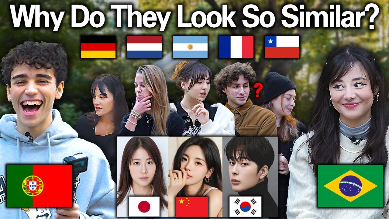Korean Japanese and Chinese look the same? l Street interview