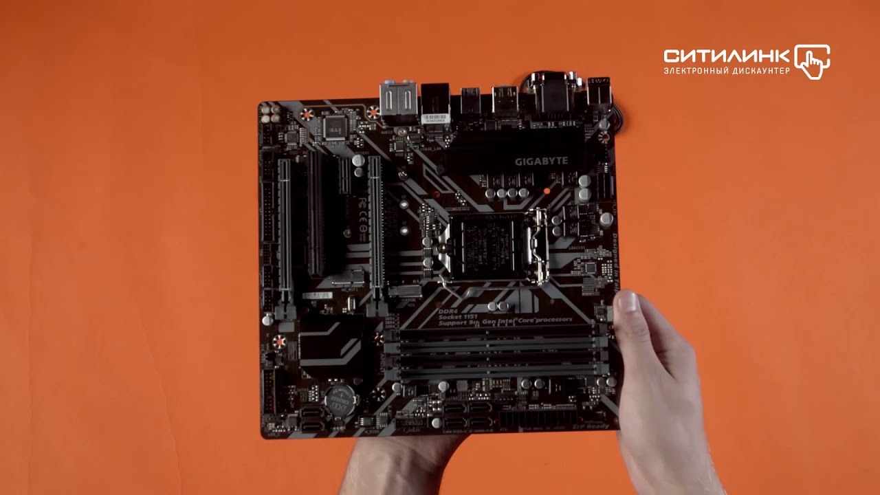 Обзор материнской платы GIGABYTE B365M D3H | Ситилинк