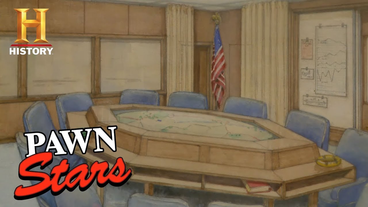 Pentagon War Room Blueprints | Pawn Stars