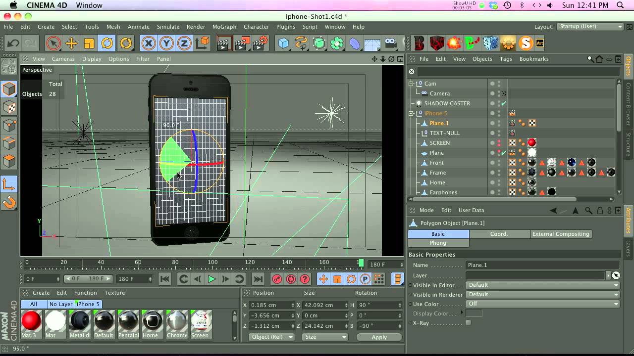 Совет: создание экранов C4D в AE с помощью World Axis Help