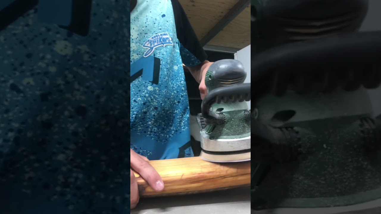 Fixing and refurbishing a old cricket bat part two