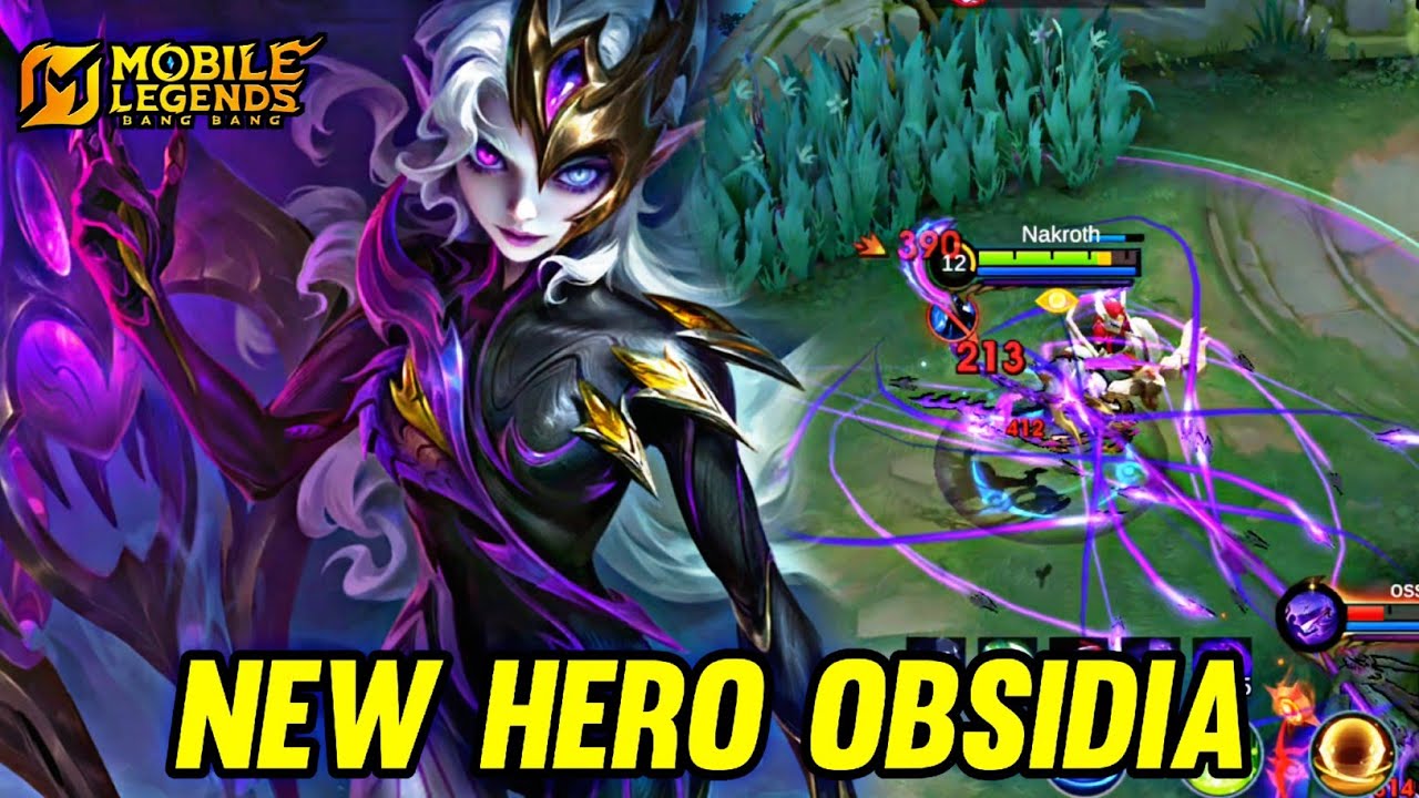 New Hero Obsidia gameplay - Mobile legends