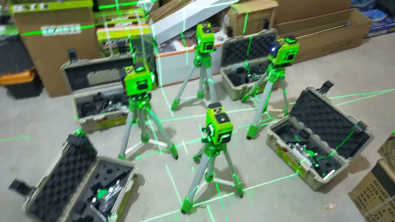 Niveau laser 3D 12 lignes et 4D 16 lignes