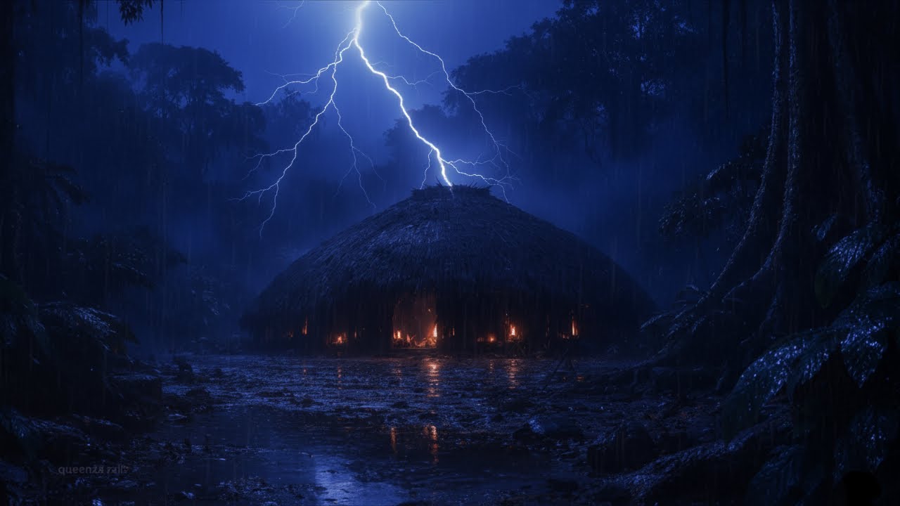 Rain and Thunderstorm Sounds for Deep Sleep – Deep Relaxation White Noise for Stress Relief