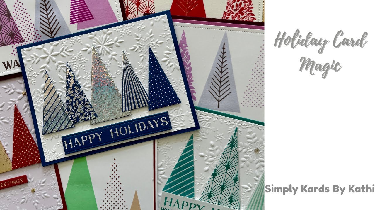 Holiday Card Magic: Festive Triangle Techniques Revealed