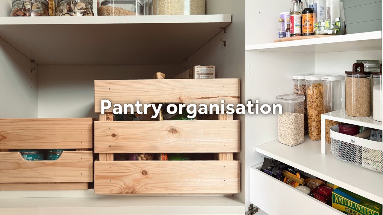 Pantry Organisation | Storing dry goods in our deep cupboard kitchen pantry | Silent Vlog