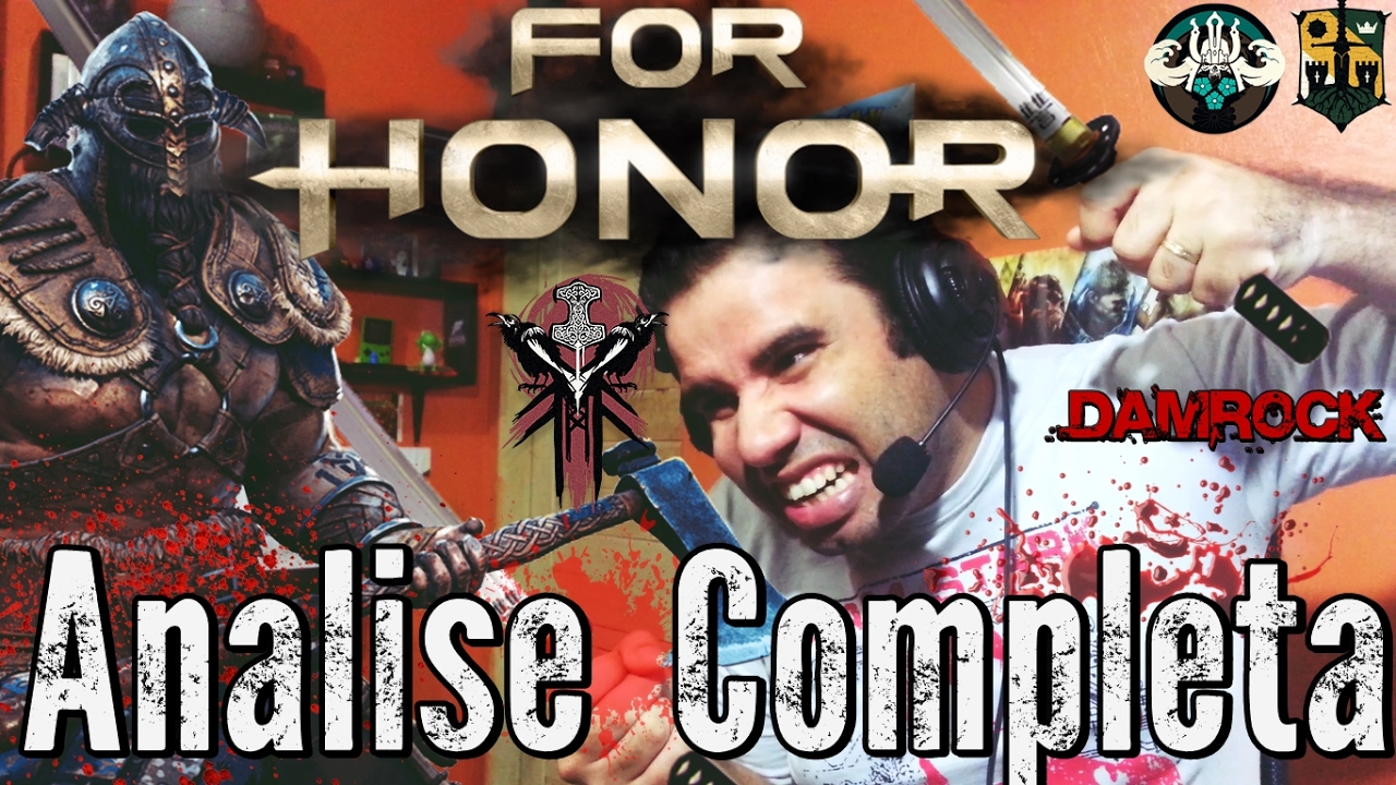 For Honor - Analise COMPLETA (Campanha, Multplayer, Herois, Tutorial e GamePlay/Dom&iacute;nio) DamRock BR