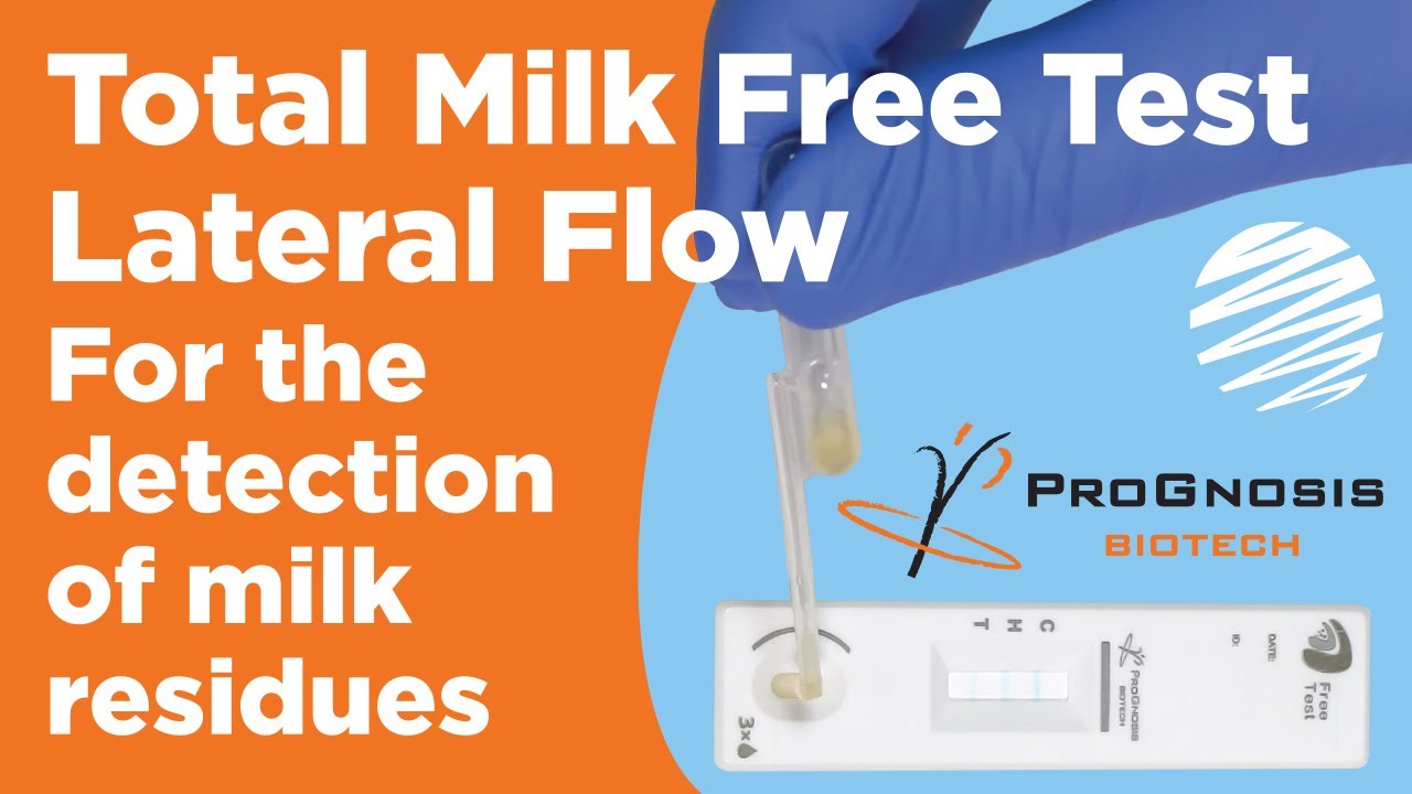 Total Milk Free Test Lateral Flow Test for the detection of milk residues in food products
