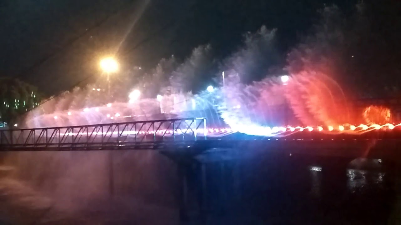 Banjir kanal barat - Semarang (bridge fountain)