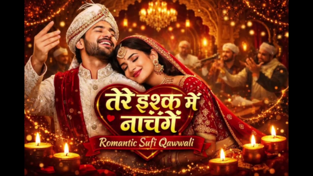 Tere Ishq Mein Nachenge 2026 | Romantic Sufi Kalam | Full HD Video