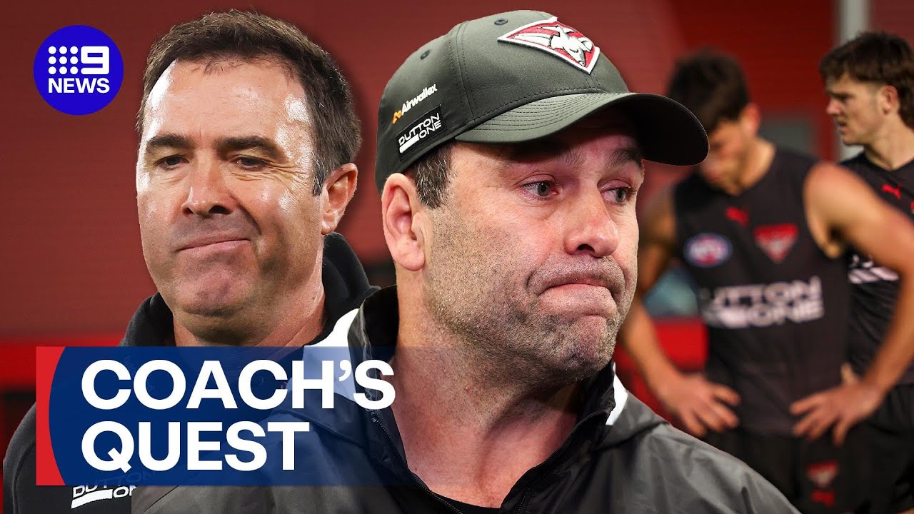 Essendon coaching war heats up | 9 News Australia