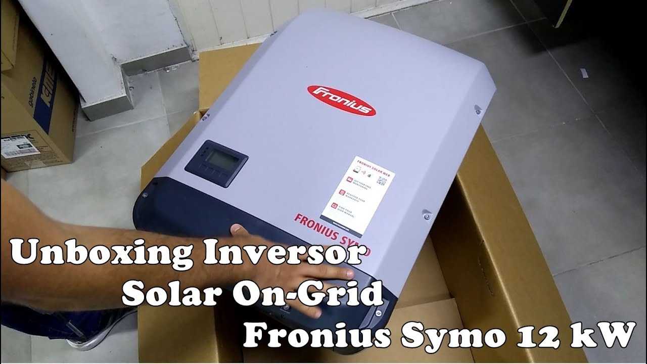 Ligados em Energia Solar - Unboxing Inversor Solar Fronius Symo 12