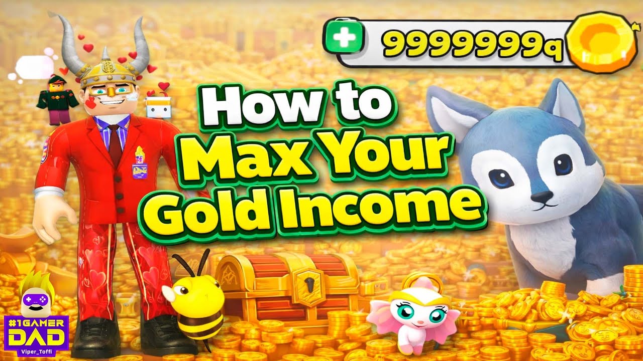 How to Max your Gold income!! as the Top Players do it! #roblox #collectallpets