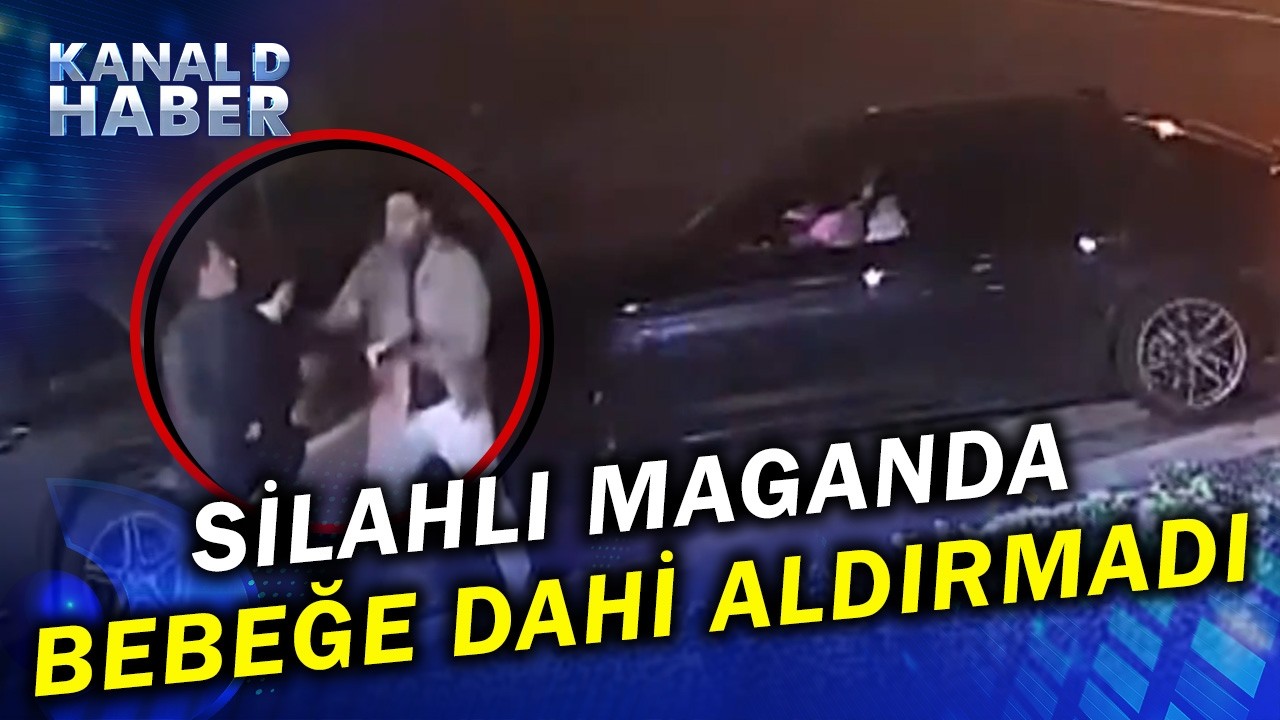 Arabadaki Kadını Da Bebeği De Umursamadı, O Maganda Site Girişinde Silahla Terör Estirdi!