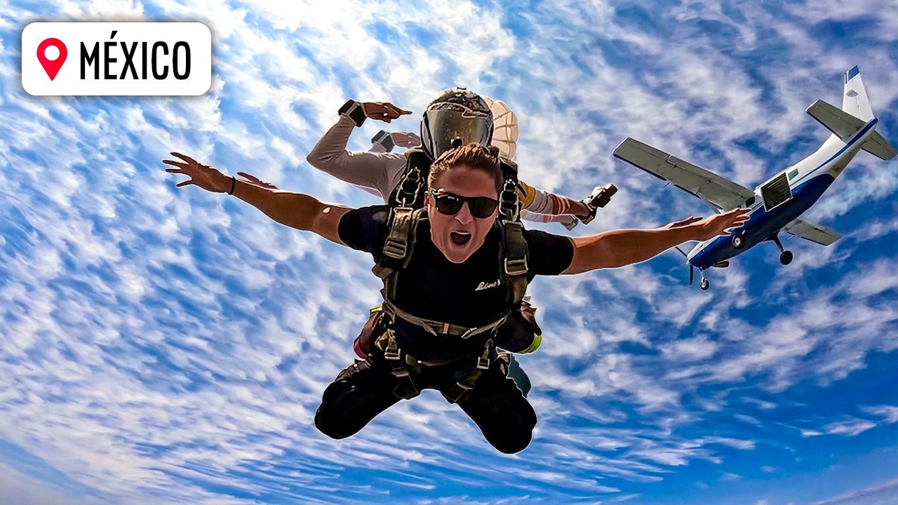 ¡SALTÉ DE UN AVIÓN! (El momento más aterrador de mi vida) 😱