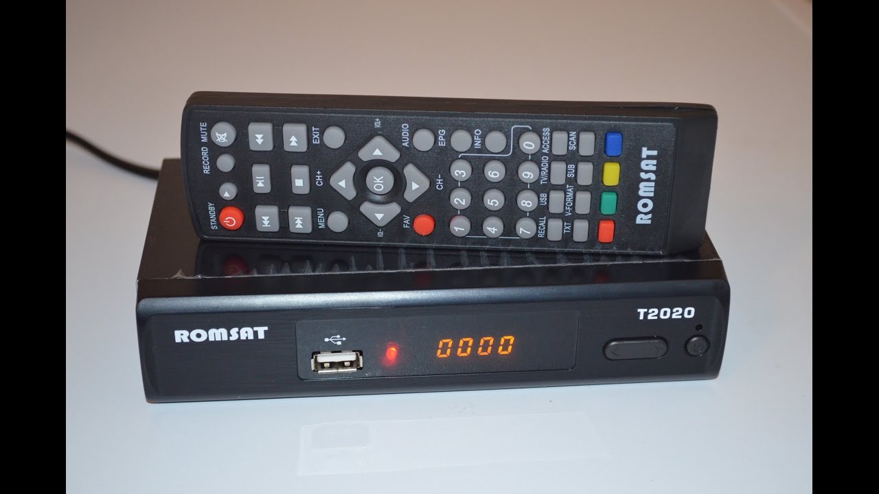 DVB-T2 Тюнер (ресивер) Т2 Romsat T2020 (Romsat T2 Ultra) обзор и настройка