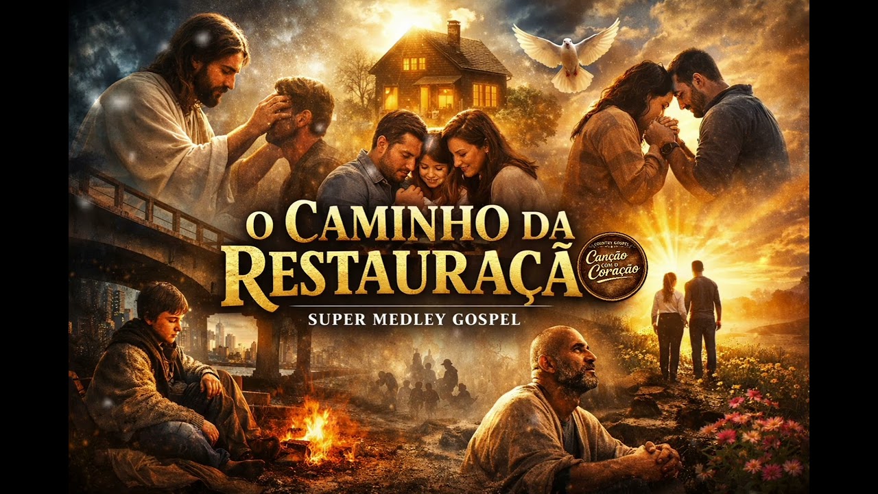O CAMINHO DA RESTAURAÇÃO | Super Medley Gospel