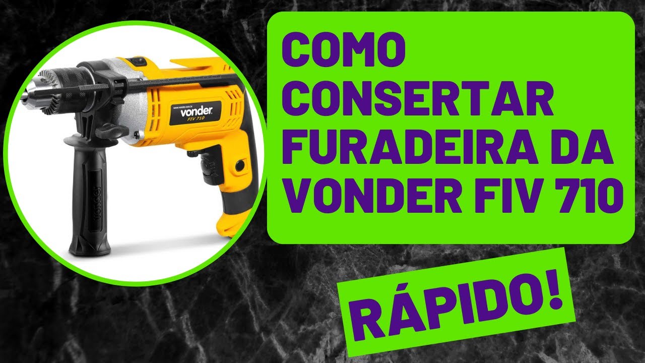 como consertar furadeira da Vonder fiv 710. #SHORTS #rontecferramentas