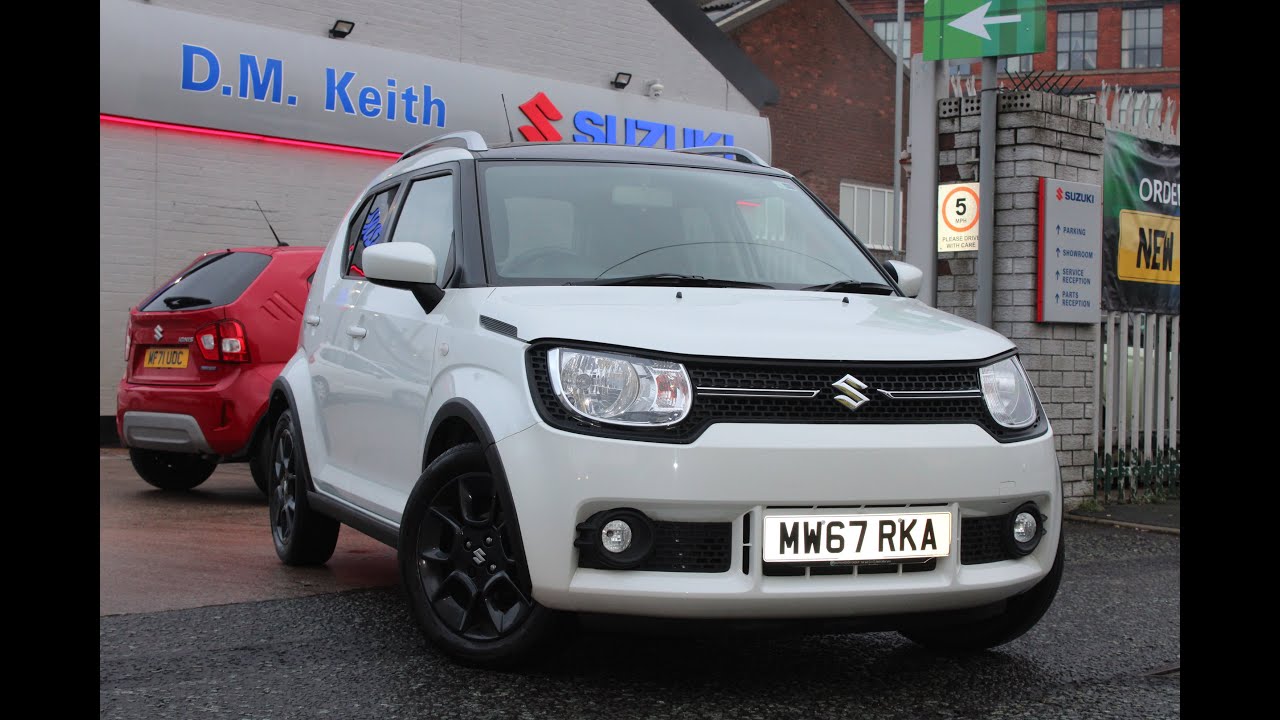 MW67 RKA Suzuki Ignis SZ-T 1.2 5dr Pure Pearl White/Black Roof 2018