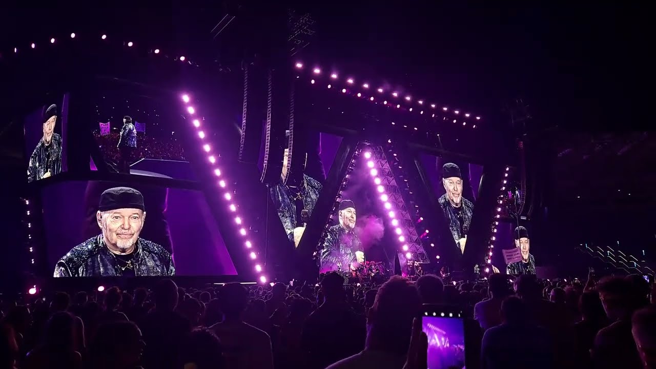 Medley Vasco live 2025 Roma - La strega /Cosa vuoi da me/Una canzone per te/Va bene, va bene così 4k