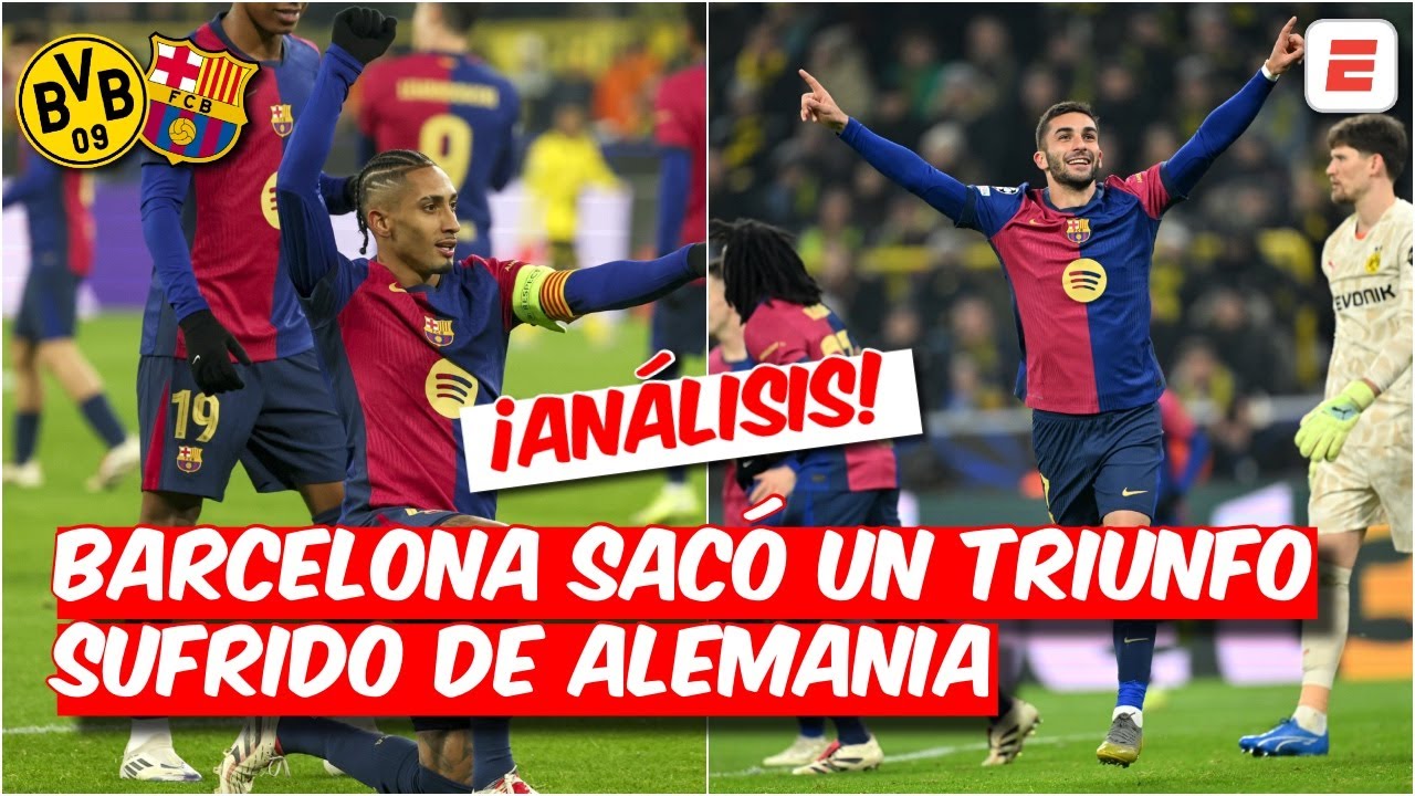 Barcelona es CANDIDATO para ganar la CHAMPIONS a pesar de sufrida VICTORIA vs Dortmund | Exclusivos