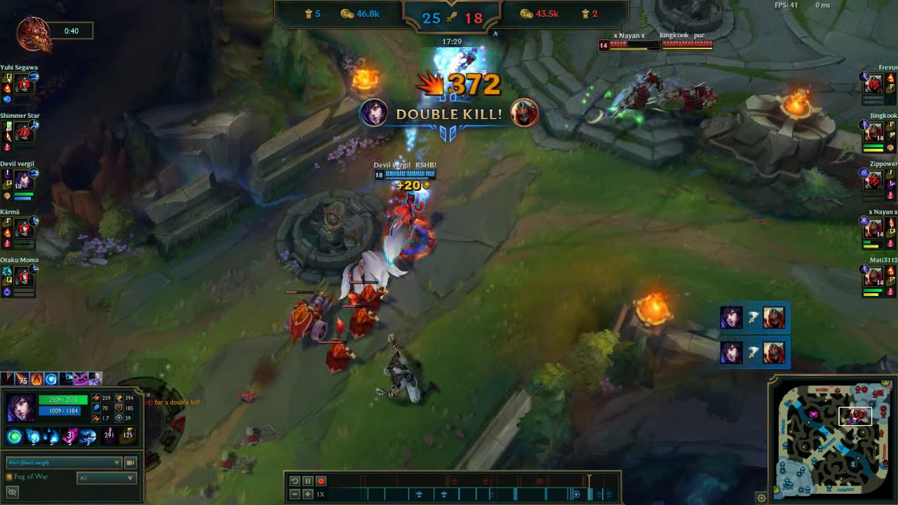 Full AD AHRI PENTAKILL 1 V 5