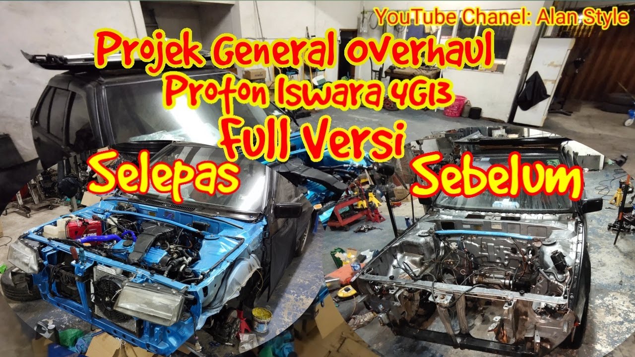 Projek Restore Engine Proton Saga Iswara 4g13.Versi Full Video