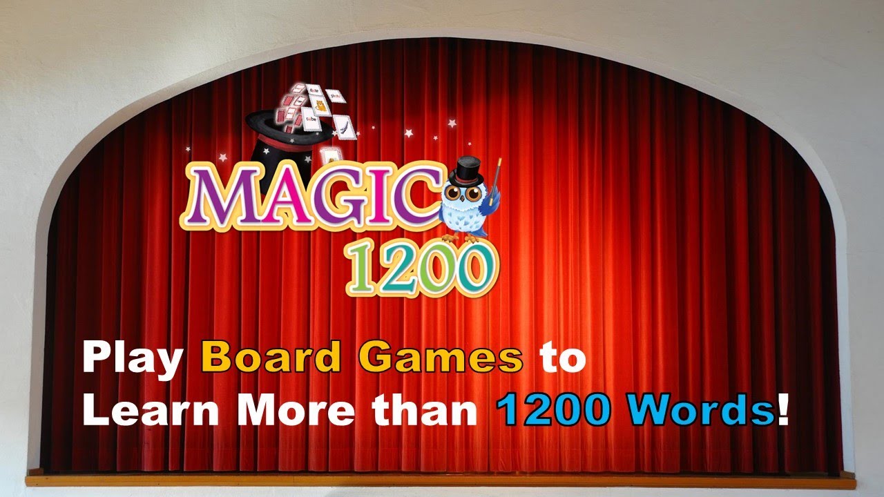 Magic 1200: Play Board Games to Learn More Than 1200 Words!