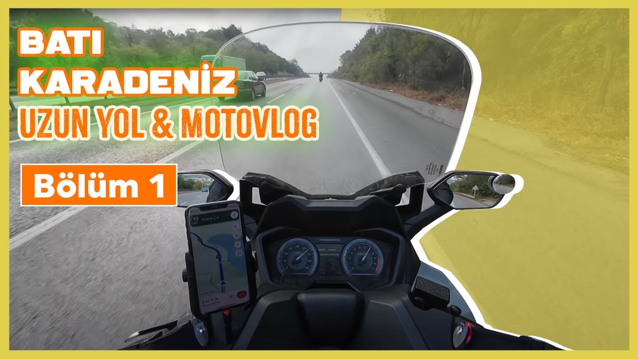 Honda Forza İle Batı Karadeniz Turu | 1. Bölüm İstanbul-Zonguldak-Amasra