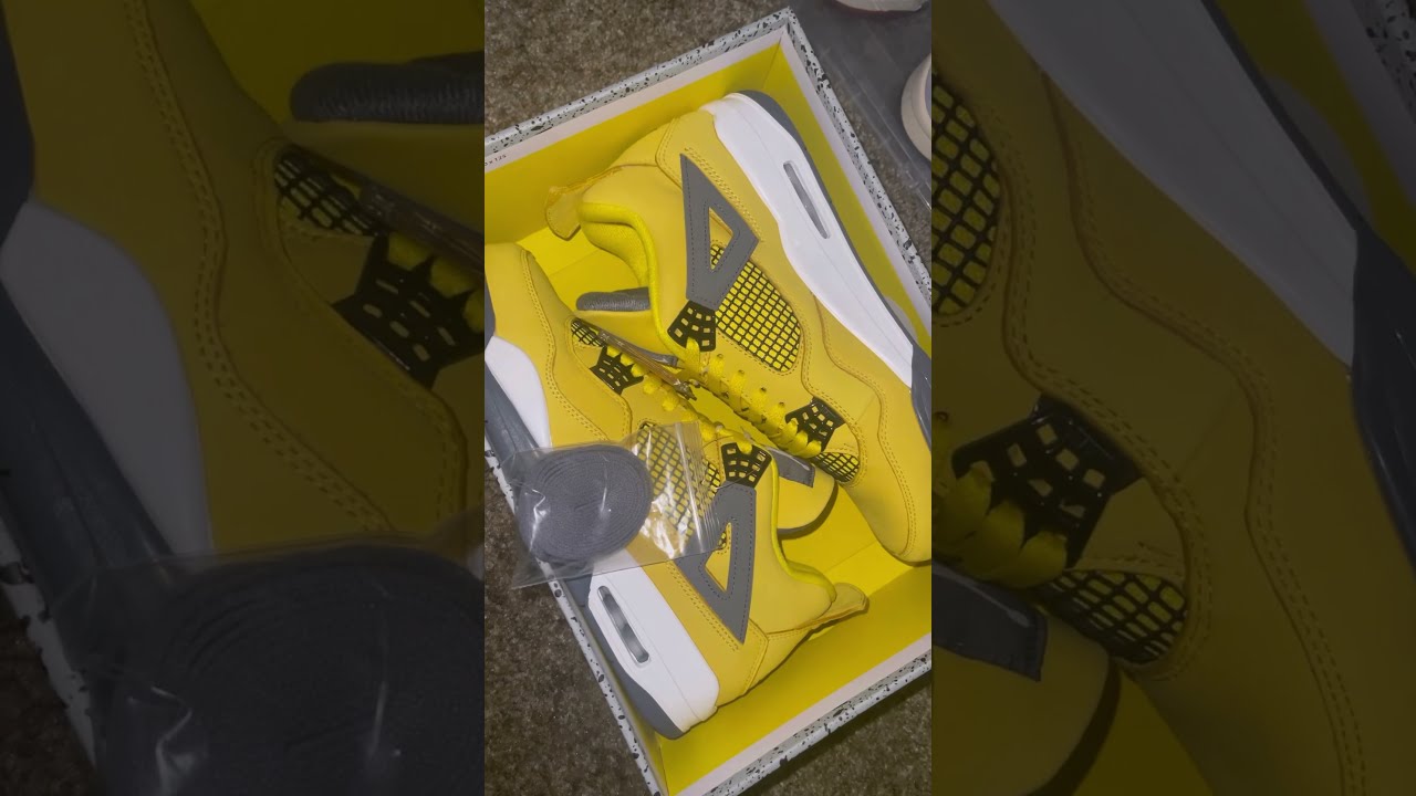 (UA/REPLICA) AIR JORDAN 4 &ldquo;LIGHTNING&rdquo; (2021) | DOPEKICKZ | UNBOXING