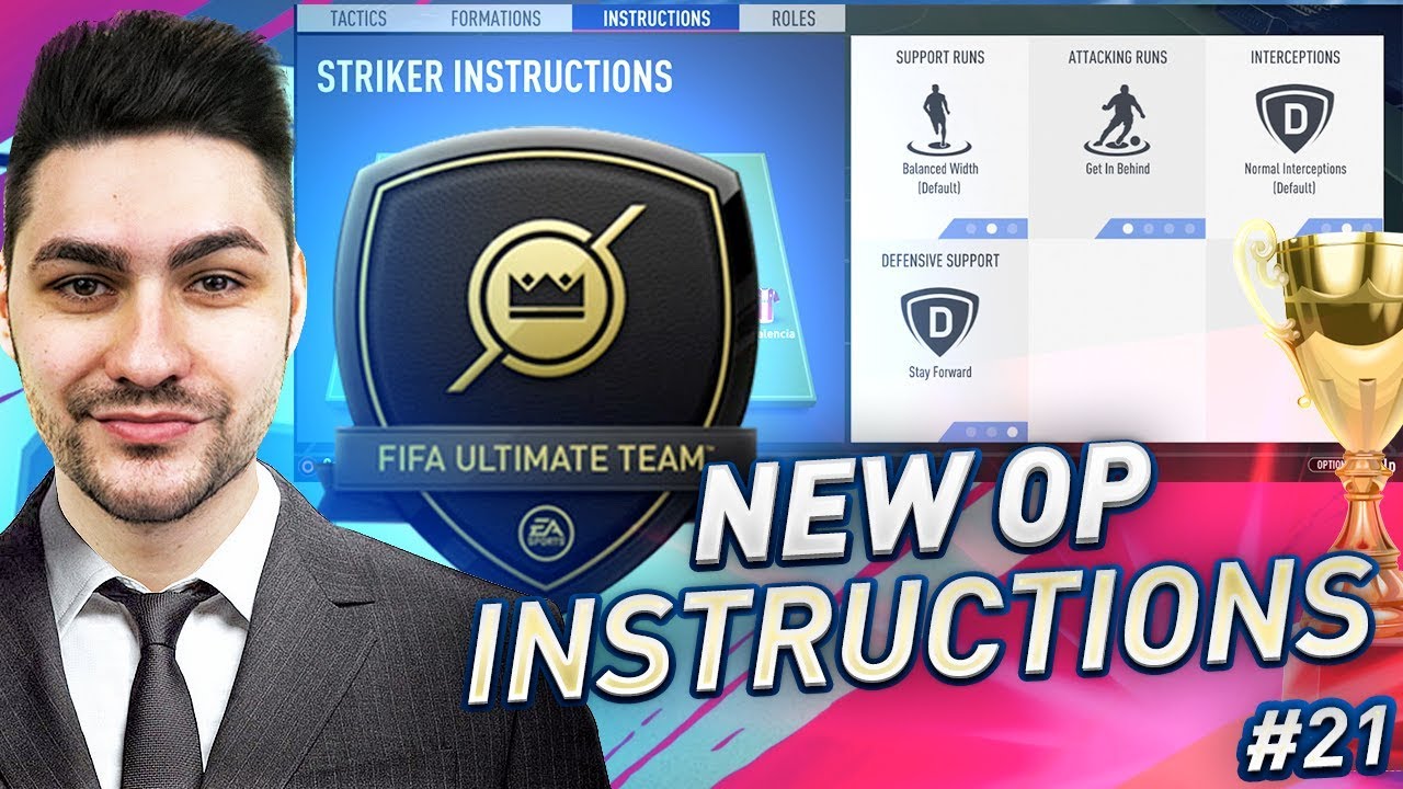 THESE NEW OP INSTRUCTIONS SAVED ME IN THE WEEKEND LEAGUE - FIFA 19 ULTIMATE TEAM #RTG21