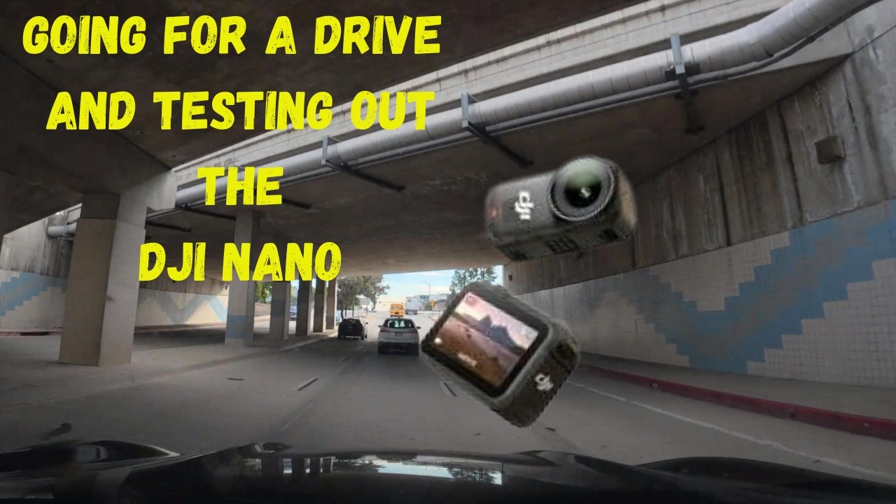Just got the Dji Nano. Let's go for a drive and test it out.