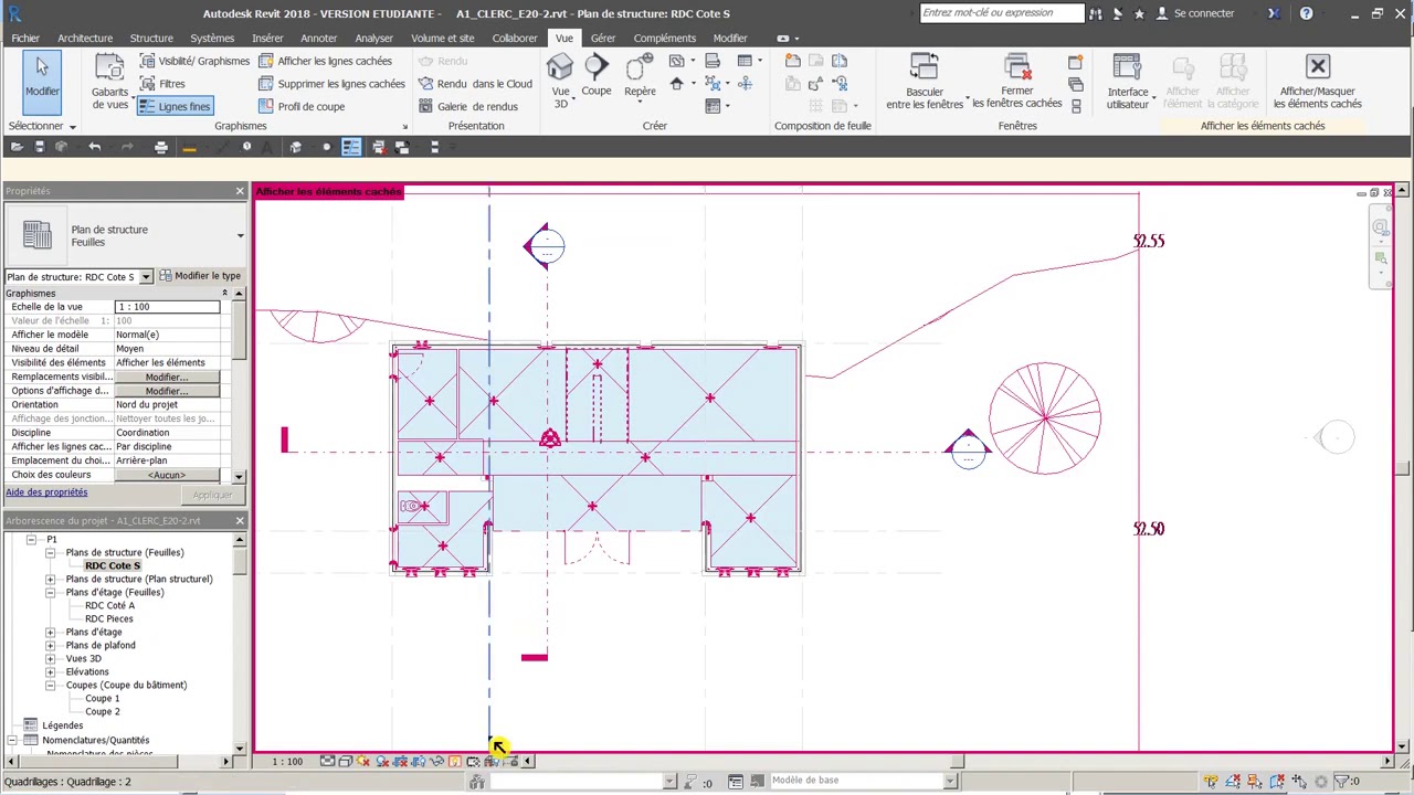 tuto revit A1 21 plan coffrage