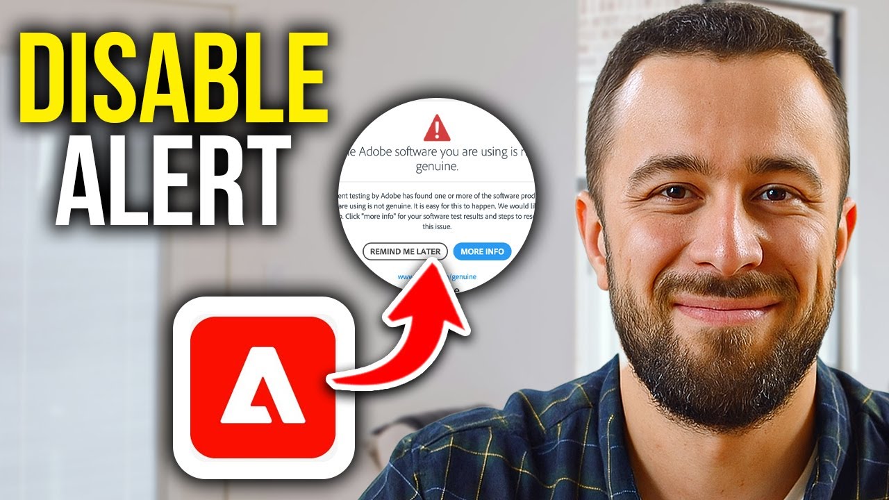 How To Disable Adobe Genuine Software Integrity Service Alert