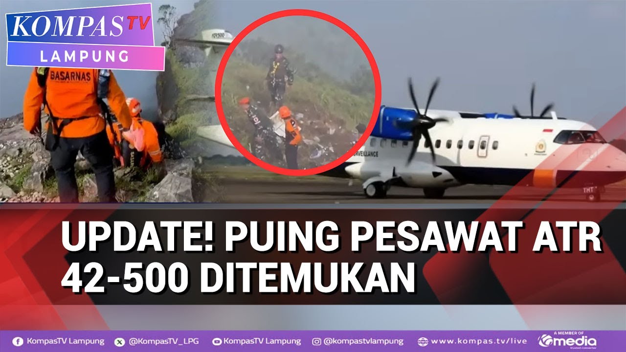 Puing Pesawat ATR 42 500 Ditemukan,Update Pantauan Kecelakaan Pesawat ATR 42 500