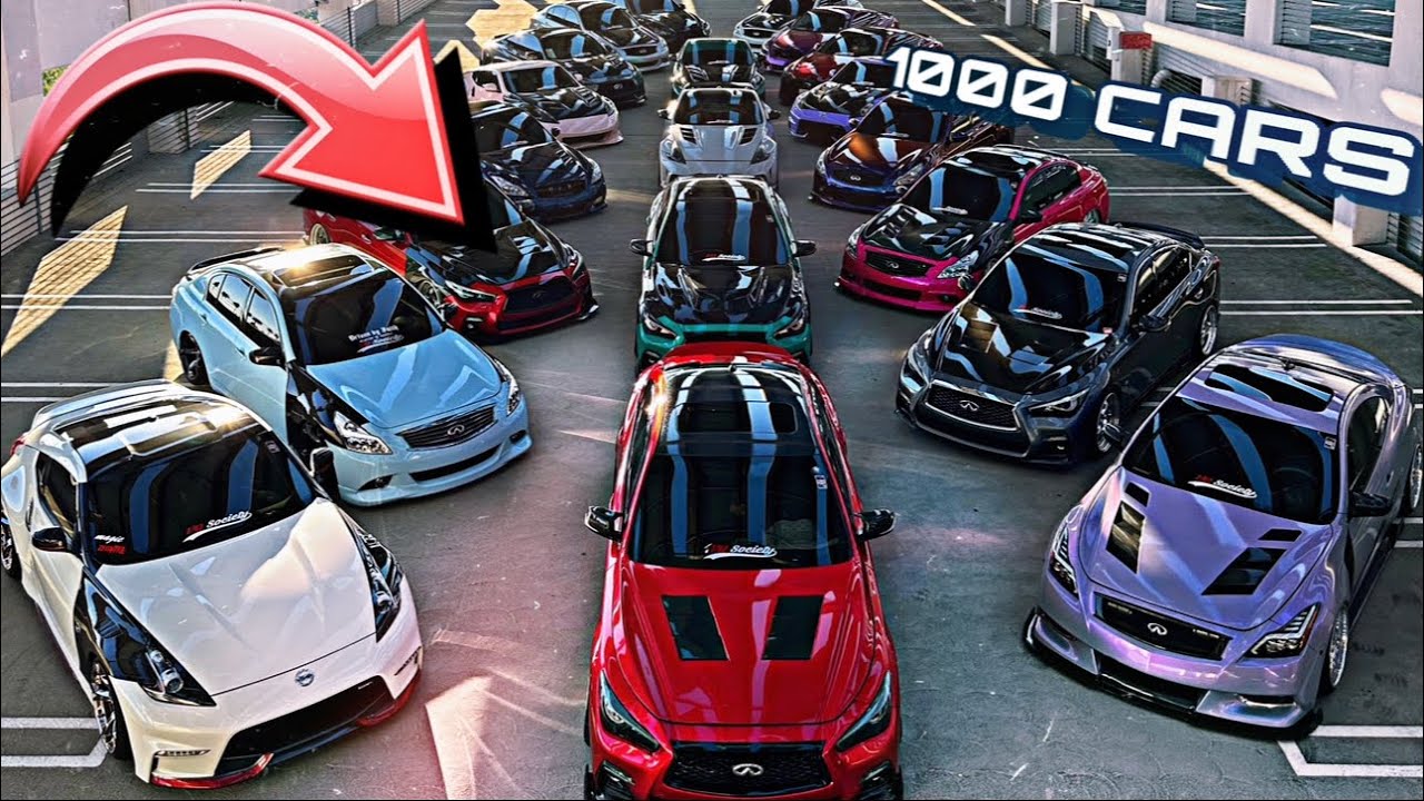 WE WENT TO NISSFEST !!! (1000 Vqs terrorize the streets)