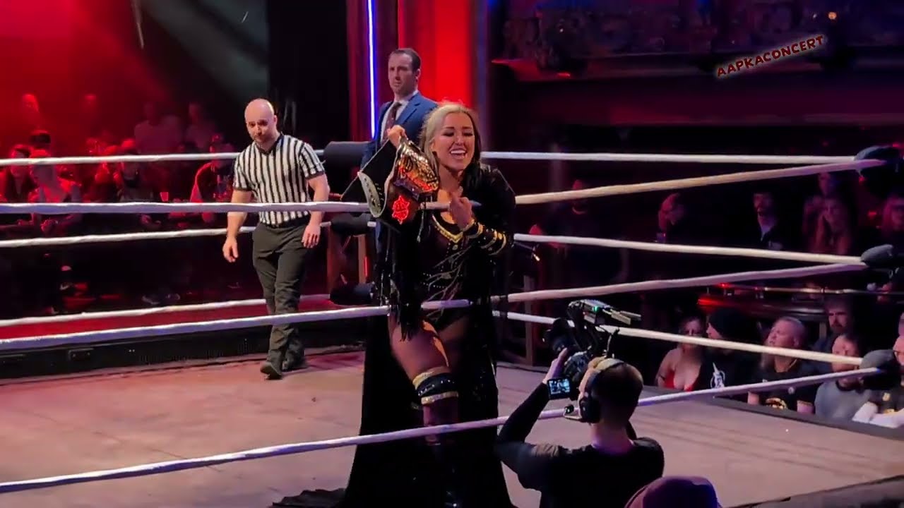 Alexxis Falcon Entrance Riot Cabaret Slamma Mia