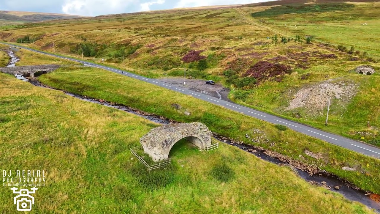 🚁✨ Aerial Footage of Rookhope Arch | Historic Mining Landmark in County Durham 🏞️🏗️