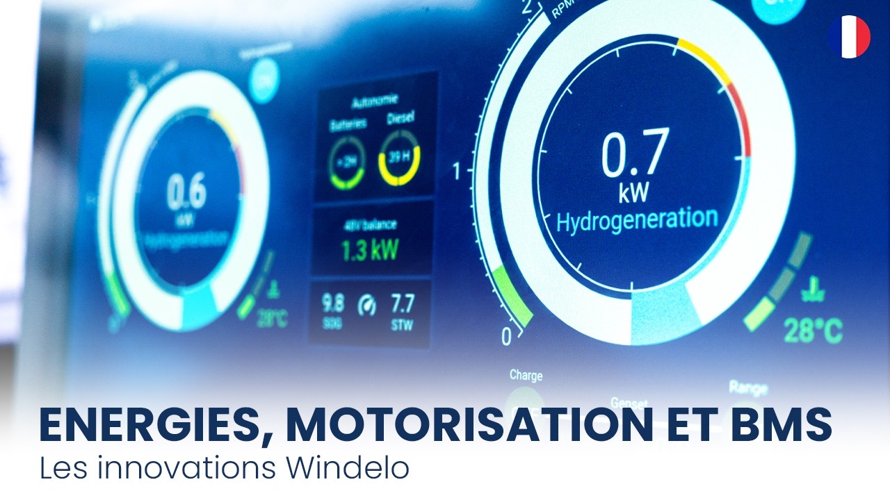 Propulsion électrique, énergies vertes et Boat Management System des catamarans Windelo