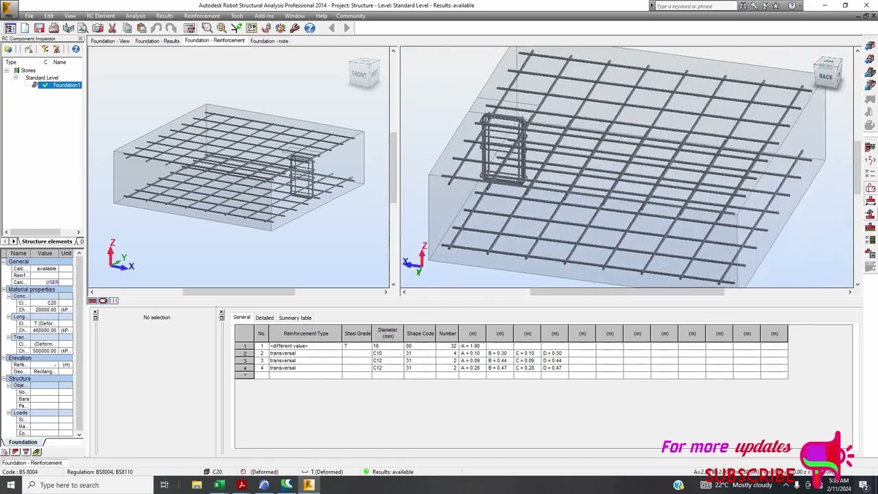 How to Design Eccentric footing in Autodesk Robot Structural Analysis Professional.