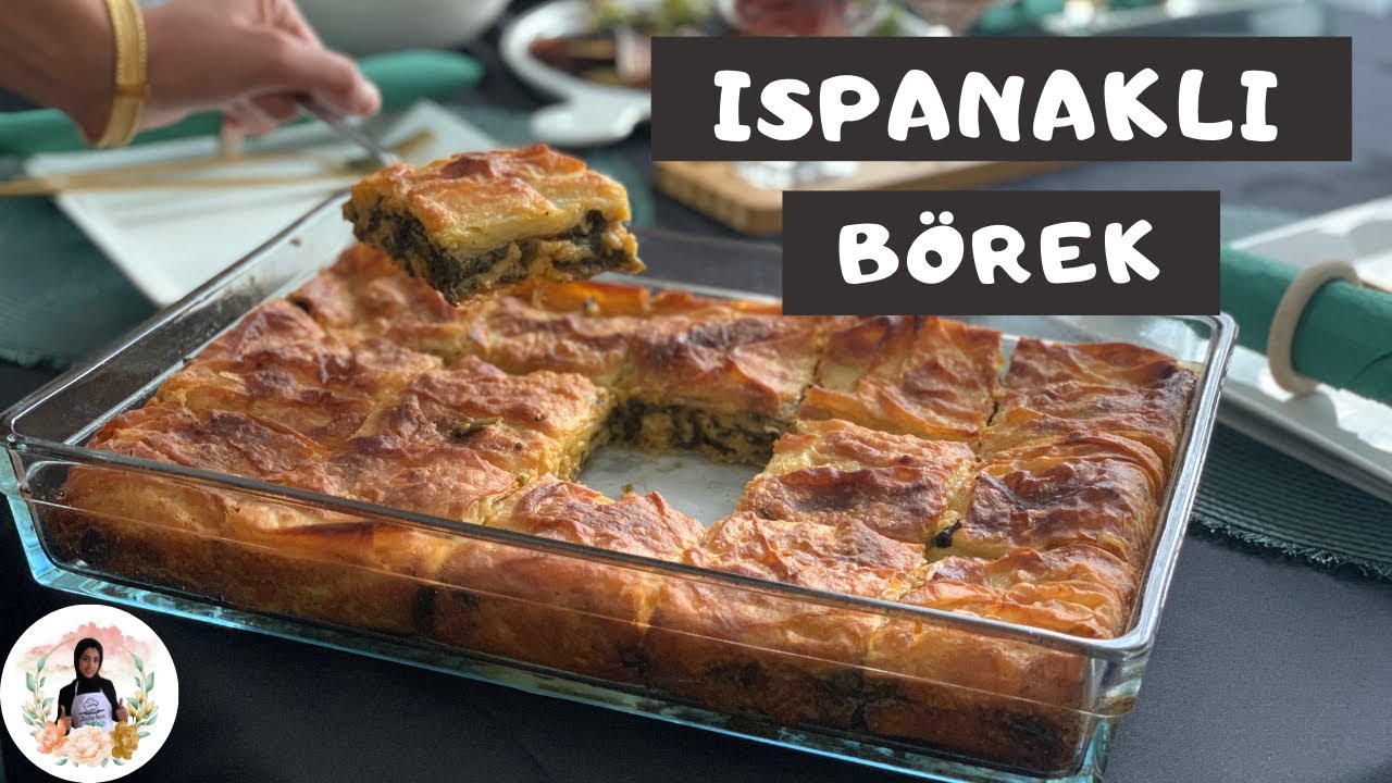 En Çok Beğenilen Ispanaklı Börek Tarifi -  Hazır Yufkadan Ispanaklı Börek Nasıl Yapılır