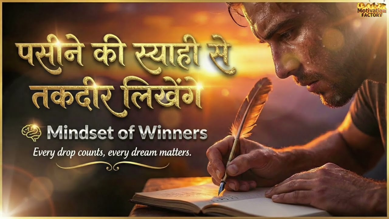 पसीने की स्याही से तकदीर लिखेंगे 🔥 | Most Powerful Motivational Song | Success Anthem 2026