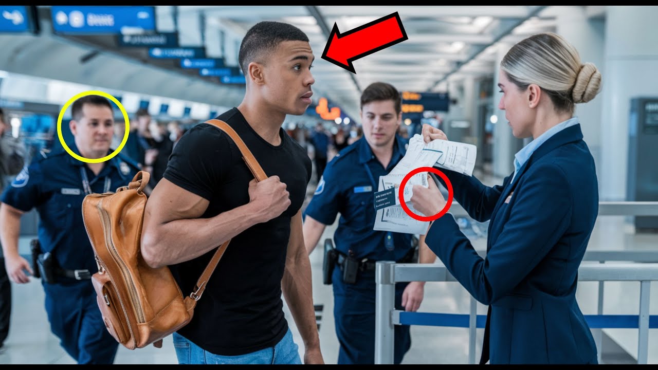 Boarding Agent Tears Black Teen’s Ticket — Then Security Rushes to Salute Their New Boss...