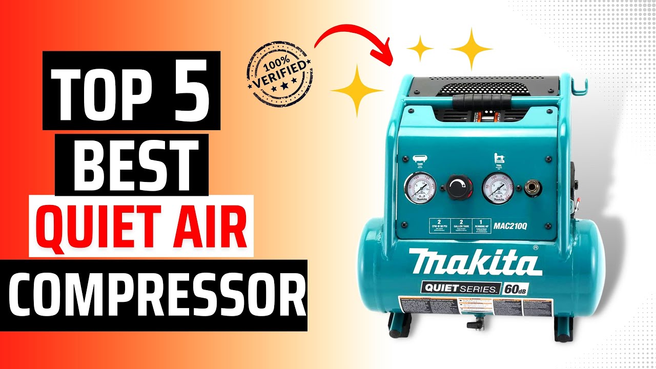 Best Quiet Air Compressors on Amazon 2024 | Top 5 Best Quiet Air Compressors Review
