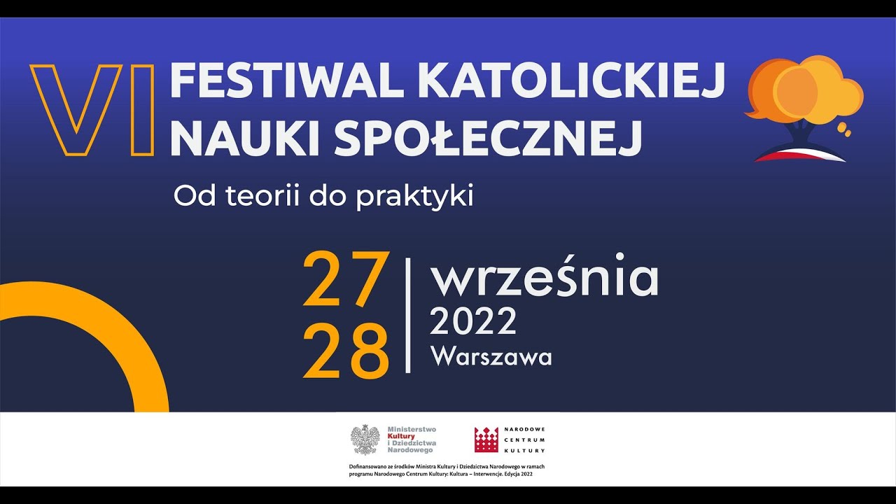 VI Festiwal Katolickiej Nauki Społecznej - Uroczysta Gala - Wyr&oacute;żnienie laureata Bonum et Lucrum