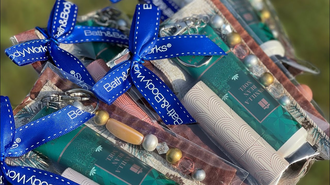 DIY Mini Hand Lotion Key Chain Gift Sets
