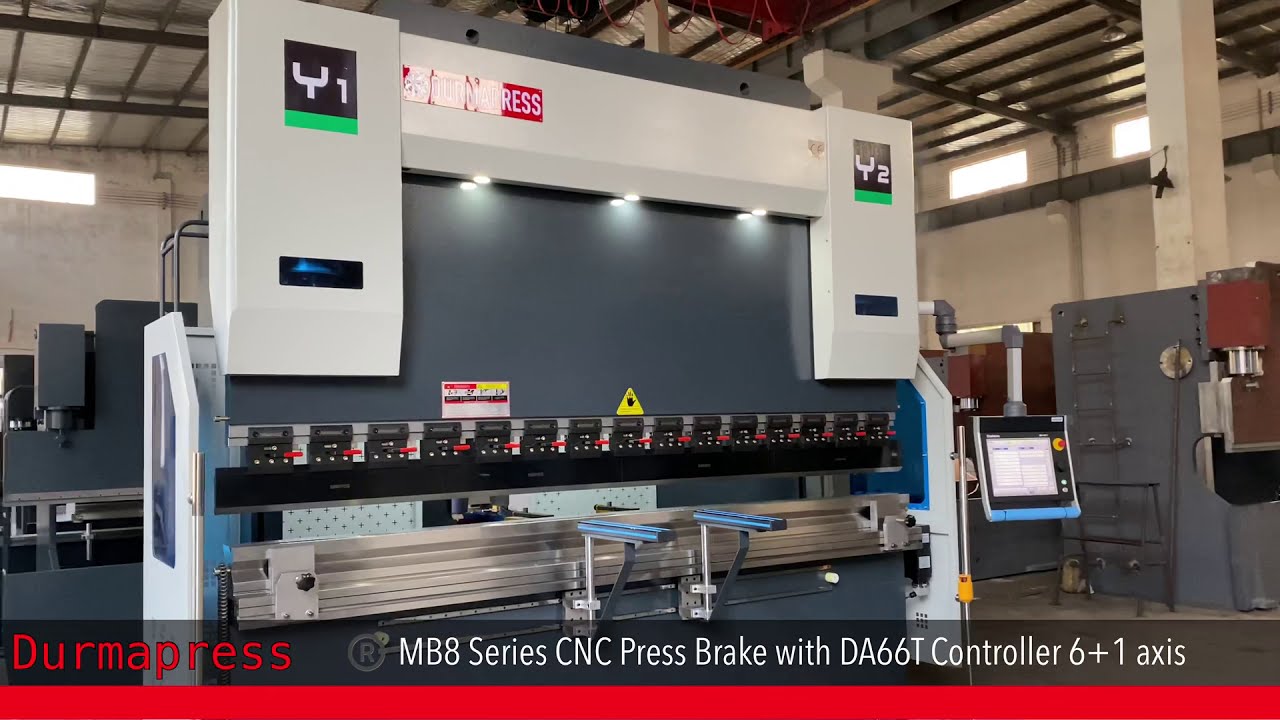 DURMAPRESS® CNC Press Brake Machine DELEM DA66T CNC 6+1 axis Motorized Crowning
