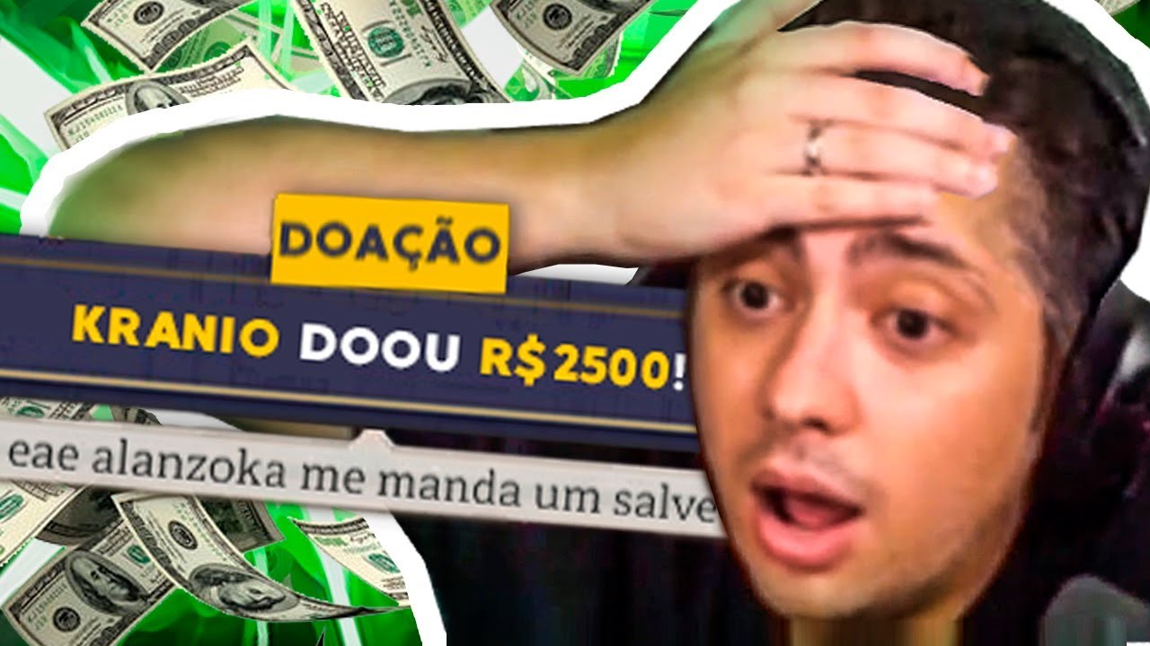 DOANDO R$2500 PARA STREAMERS