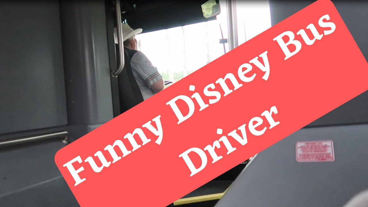 Entertaining Cast Member Bus Driver At Walt Disney World