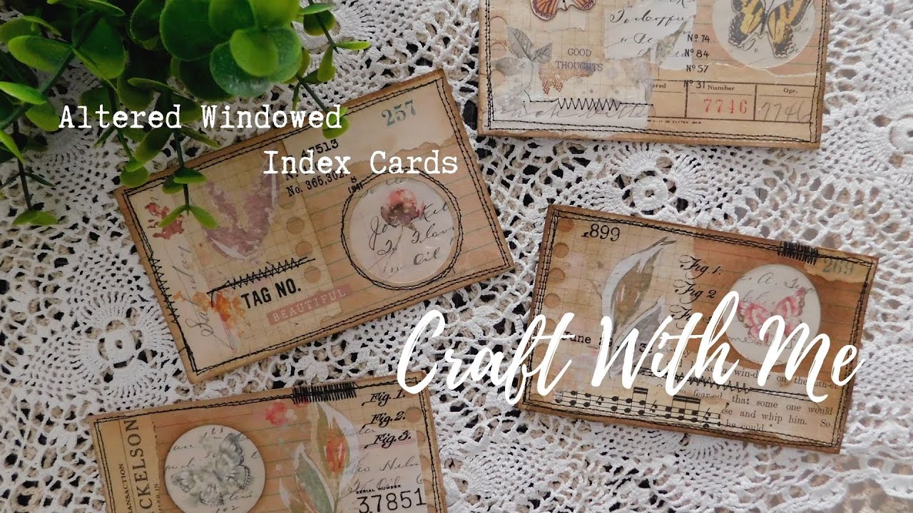Tutorial - Altered Windowed Index Card